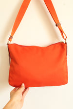 Coach Tangerine Stewart Signature Canvas Leather Shoulder Bag Crossbody Purse