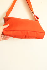 Coach Tangerine Stewart Signature Canvas Leather Shoulder Bag Crossbody Purse