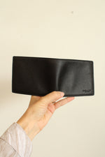 Coach ID Billfold Men's Black Pebble Leather Wallet