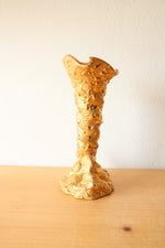 Hand Decorated 22K Gold USA Weeping-Bright Gold Vase