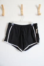 NEW Aeropostale Black & White Athletic Shorts | L