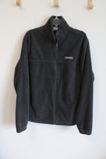 Columbia Gray Fleece Zip Up Jacket | L