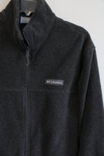 Columbia Gray Fleece Zip Up Jacket | L