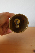 Vintage Cast Brass Victorian Lady Dinner Bell