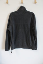 Columbia Gray Fleece Zip Up Jacket | L