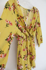 Lily Rose Yellow Gold Floral Romper | XS