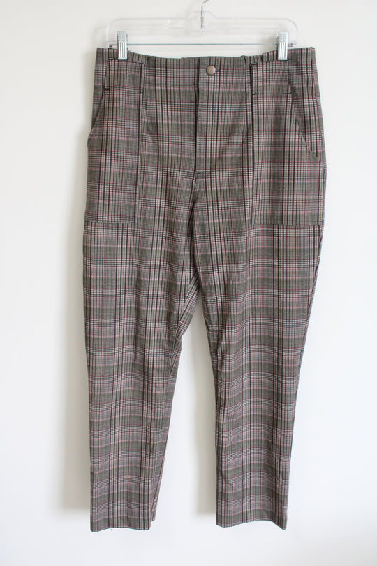Vylette Multi-Colored Plaid Trouser Pants | 13