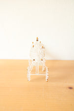 Vintage Hand Blown Spun Glass Cinderella Pumpkin Carriage