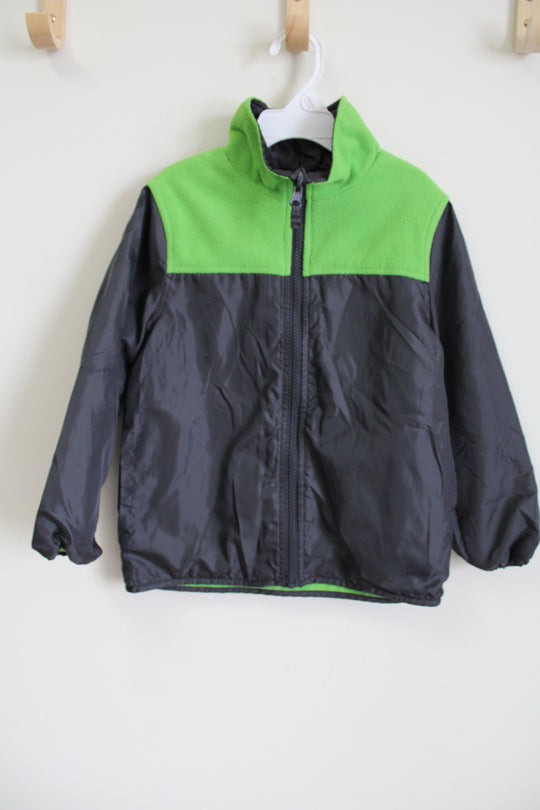Osh Kosh Gray Green Fleece Jacket | 6