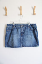 Old Navy Mid Rise Mini Jean Skirt | 18