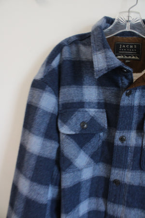 Jachs New York Blue Plaid Shacket | XXL