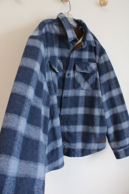 Jachs New York Blue Plaid Shacket | XXL