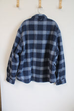 Jachs New York Blue Plaid Shacket | XXL
