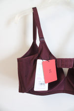 NEW Tommy John Second Skin Lightly Lined Wine Red Demi Bra | 38DD