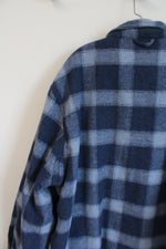 Jachs New York Blue Plaid Shacket | XXL