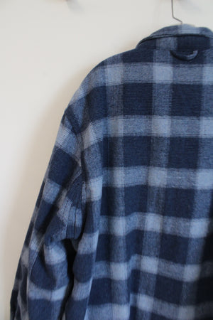 Jachs New York Blue Plaid Shacket | XXL