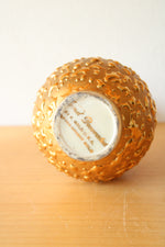 Hand Decorated 22K Weeping Gold Vase