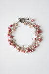 Laura Gibson Genuine Pink Pearl & Glass Beaded Breast Cancer Awareness Bracelet