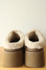 Coach Cecelia Signature Shearling Platform Clogs | Size 8