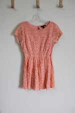 Forever 21 Pink Lace Dress | M