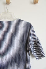 NEW Crosby By Mollie Burch Blue & White Striped Carson Dress | XS
