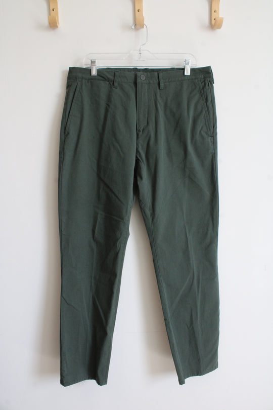 Mack Weldon Green Chino Pants | 34X32