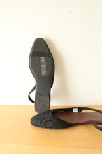 Rothy's The Almond Slingback Black Knit Flats | Size 10.5