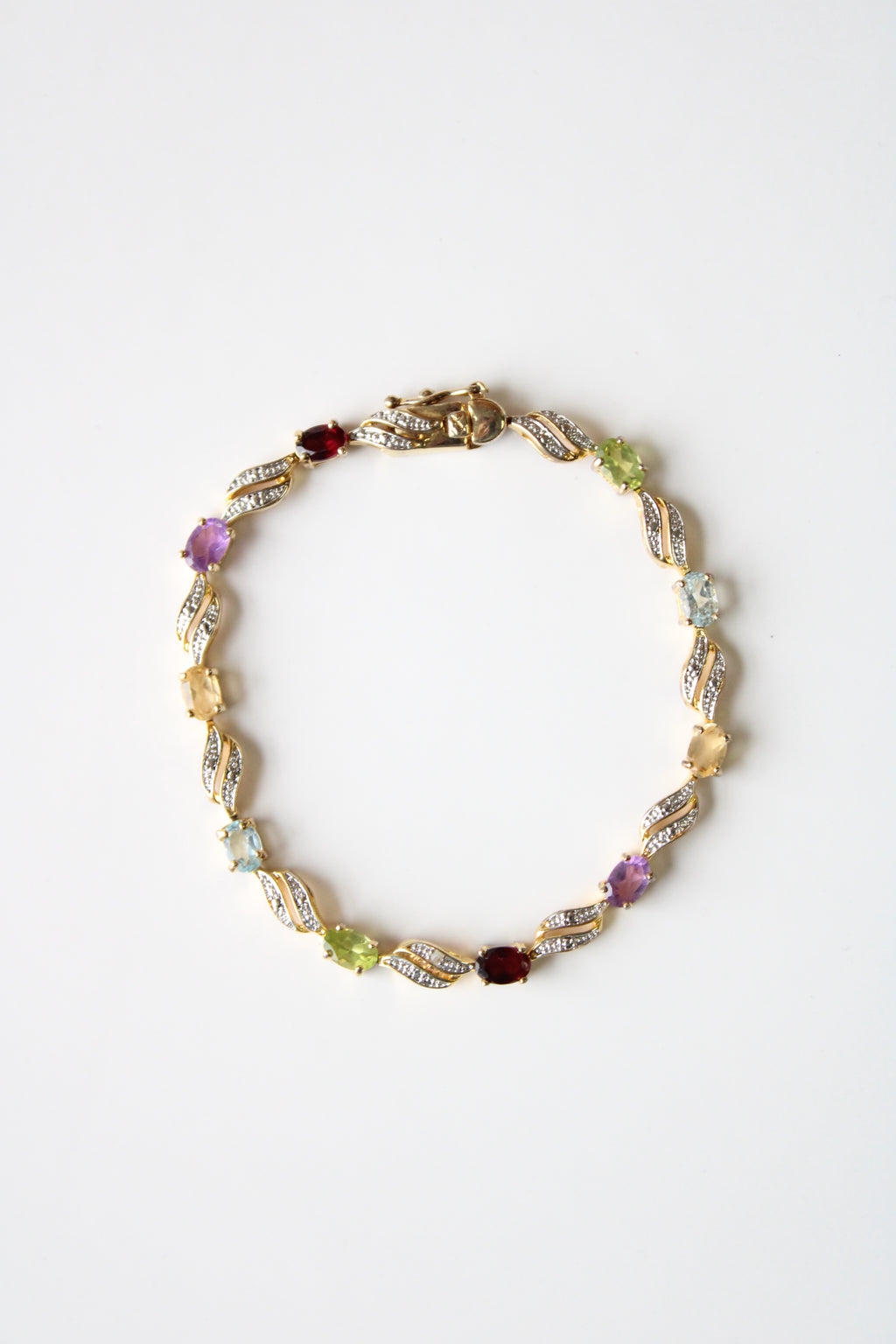 Multi-Colored Stone Bracelet