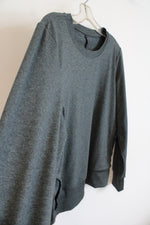Gaiam Green Heathered Front Pocket Sweatshirt | L