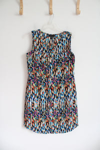 Attention Multi-Colored Patterned Sleeveless Dress | S