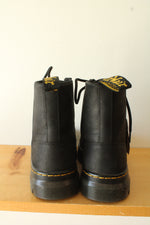 NEW Dr. Martens Combs Black Leather Combat Boots | Size 9