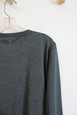 Gaiam Green Heathered Front Pocket Sweatshirt | L