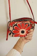 Coach Poppy Floral Scarf Print Crossbody Flight Bag & Wallet