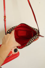 Coach Poppy Floral Scarf Print Crossbody Flight Bag & Wallet