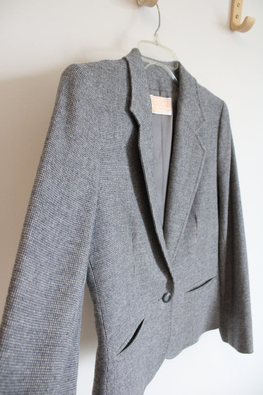 Pendleton Vintage Gray Wool Blazer | S
