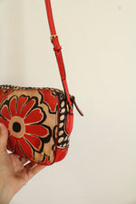 Coach Poppy Floral Scarf Print Crossbody Flight Bag & Wallet