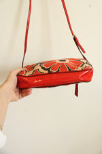 Coach Poppy Floral Scarf Print Crossbody Flight Bag & Wallet