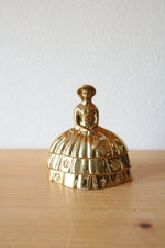 Vintage Brass Southern Belle Dinner Bell