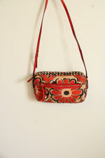 Coach Poppy Floral Scarf Print Crossbody Flight Bag & Wallet