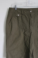 Jones New York Olive Green Shorts | 14