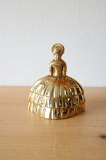 Vintage Brass Southern Belle Dinner Bell