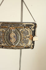 NEW Mary Frances On The Money Beaded Crossbody Purse