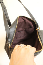 Coach Black Pebble Leather Mini Jamie Camera Bag