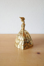 Vintage Brass Southern Belle Dinner Bell