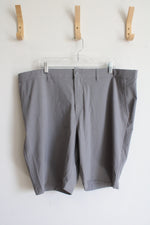 NEW Adidas Regular Fit Gray 10" Shorts | 42