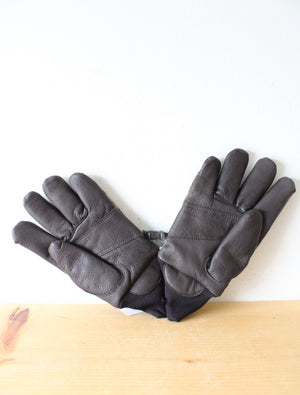 NEW L.L. Bean Scotchgard Leather Camo Gloves | L