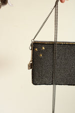 NEW Mary Frances On The Money Beaded Crossbody Purse