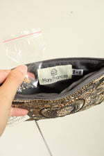 NEW Mary Frances On The Money Beaded Crossbody Purse