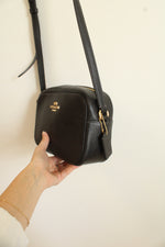 Coach Black Pebble Leather Mini Jamie Camera Bag