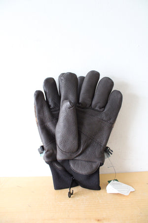 NEW L.L. Bean Scotchgard Leather Camo Gloves | L